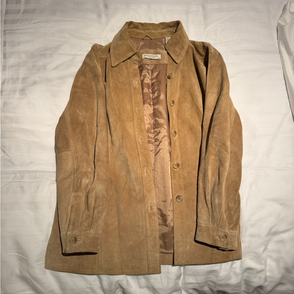 Valerie Stevens Light Brown Suede Jacket